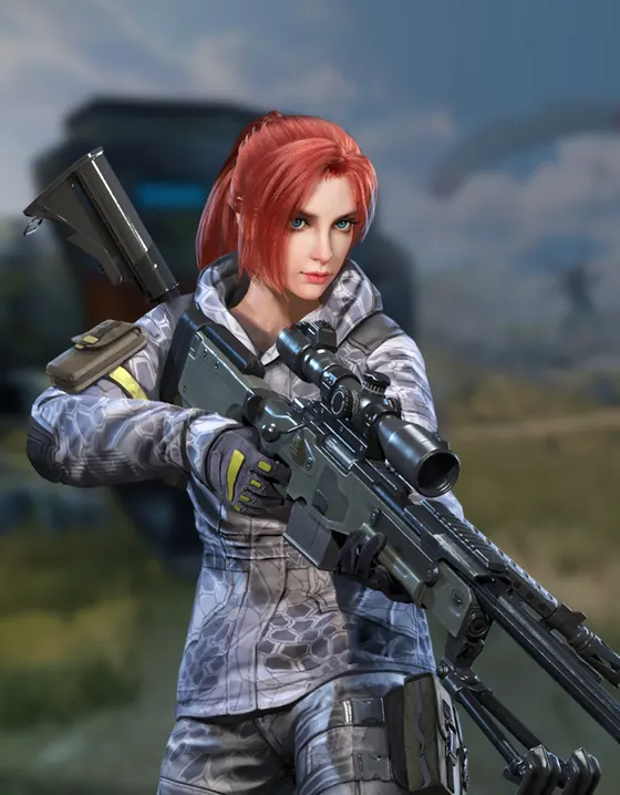 Survivor with a sniper rifle